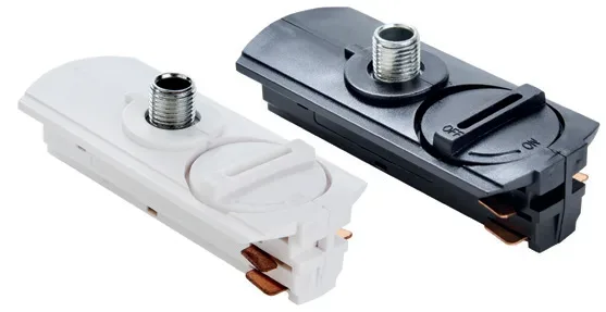 3-Wire Track Adapter White