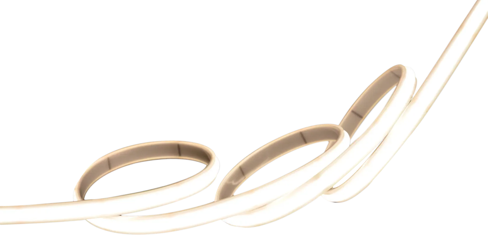 Dyce COB 230V Slim 10W/M 4.55cm cut Strip - Amber - 50M