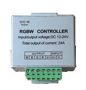 RGBW Controller 12V/24V with Remote, 24A