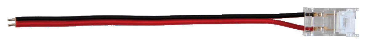 FAST Connector 10cm tails to strip, 8mm COB/SMD (2-pin)