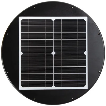 Solar LED Light with Ambient Sensor 20W 2300lm 4000K Black, view 3