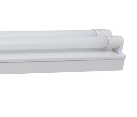 5FT T8 Open Channel wired for 2x24W LED G13, view 4
