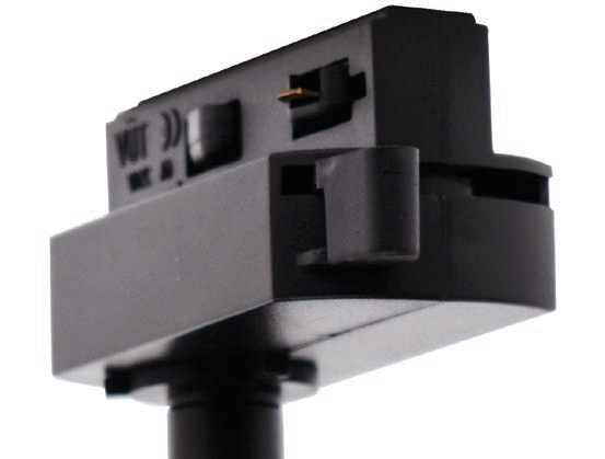 Track Spot Light Black GU10 7w 3 Wire Track, view 2