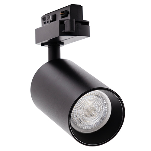 Track Spot Light Black GU10 7w 3 Wire Track