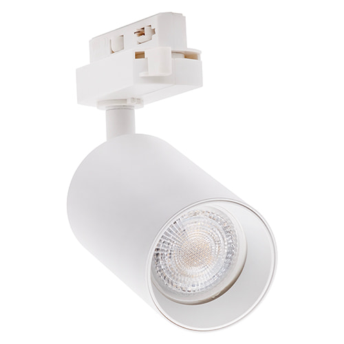 Track Spot Light White GU10 7w 3 Wire Track