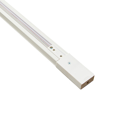3-Wire 2M Track White Incl. End Cap & Power Connector