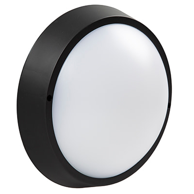 Bulkhead Round Black LED 18W 4000K