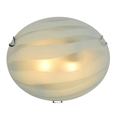 Zebra Ceiling Light Chrome E27 3x60W