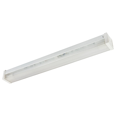 2FT Single Closed Channel Prismatic LED Ready T8 Empty Body