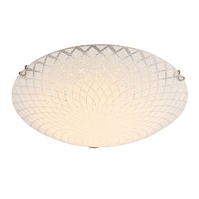 Line Pattern Ceiling Light Chrome