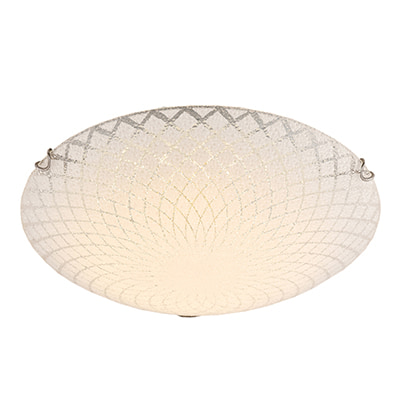 Line Pattern Ceiling Light Chrome