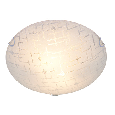 Line Pattern Ceiling Light 300mm Chrome
