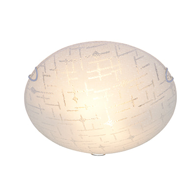 Line Patternn Ceiling Light 400mm Chrome