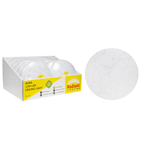 GSD Ceiling Light Aura LED 12W (Sell in PDQ of 10 only)