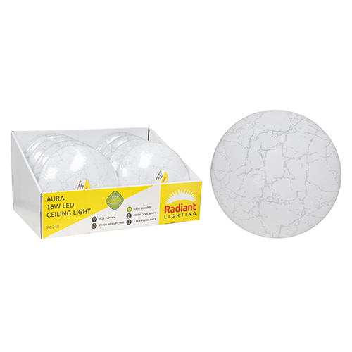 GSD Ceiling Light Aura LED 16W (Sell in PDQ of 8 only)