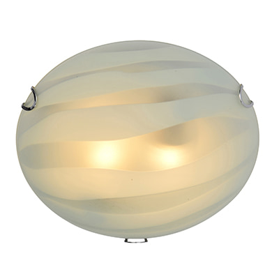 Zebra Ceiling Light Chrome E27 1x60W