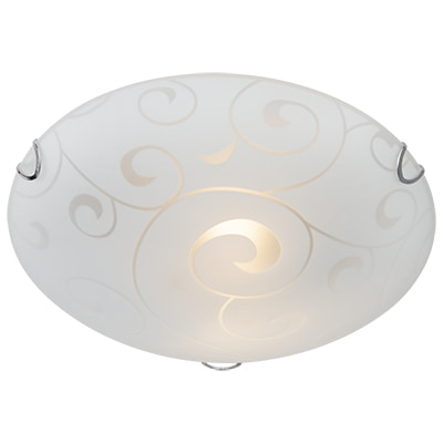 Stem Ceiling Light Chrome E27 2x60W