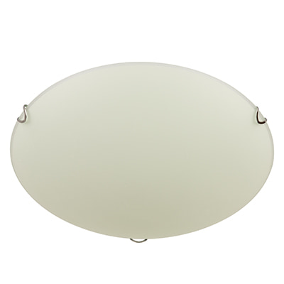Frost Ceiling Light Chrome E27 3x60W