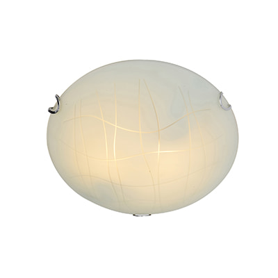 Lines Ceiling Light Chrome E27 3x60W
