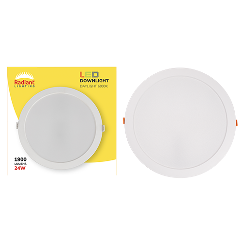 Downlight 290mm Dia White LED 24W 6000K