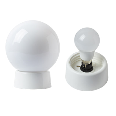 Bowl Eco 6 with Gallery & LED Lamp A60 Single