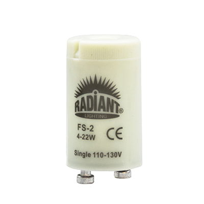 Fluorescent Starter FS2 4-22W Single 110-130V Series 220-240V