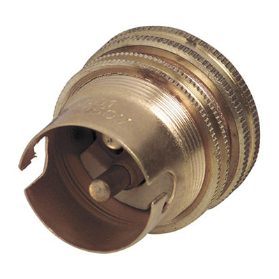 Lampholder B22 Brass 12mm