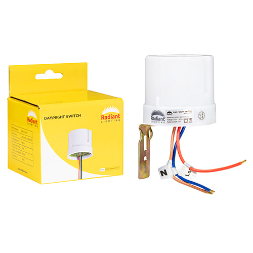 Day/Night Switch 15Amp Outdoor White & Blue