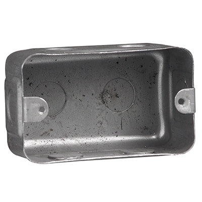Wall Box 100x50mm Galvanized