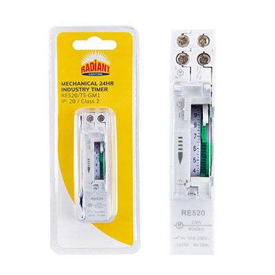 Mechanical Industry Timer 24hr IP20 On/Off Progemas 0.5W