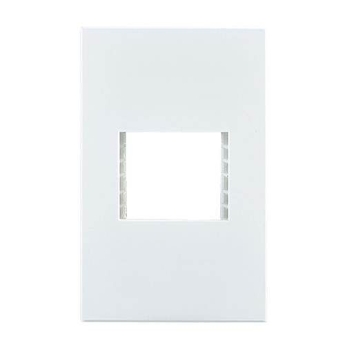 Horizon Modern 2 Lever Grid Plate White