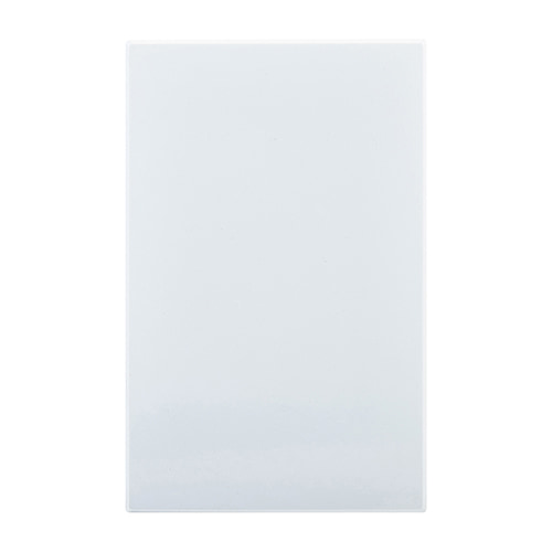 Horizon Modern Blank Plate White 4x2