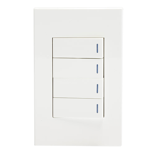 Horizon Modern 4L2W Switch White