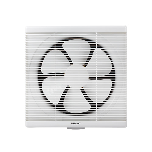 Extractor Square Wall/Louvre Fan White Motor Power 48W