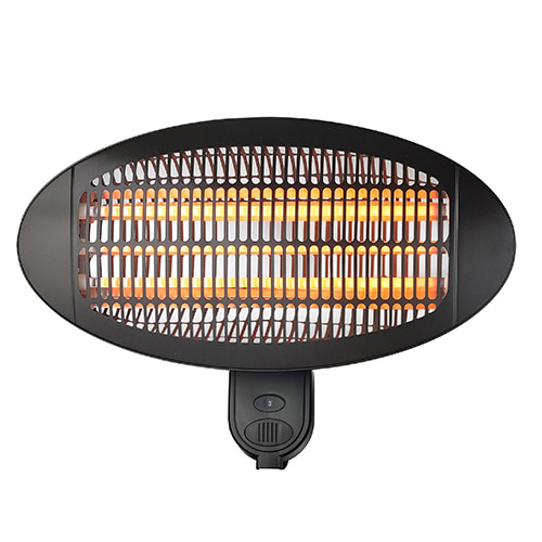 Wall-mounted Quartz Heater 2000W Indoor or Outdoor