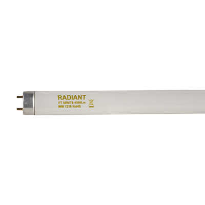 5FT T8 Fluorescent Tube 58w G13 4000K Pre-pack
