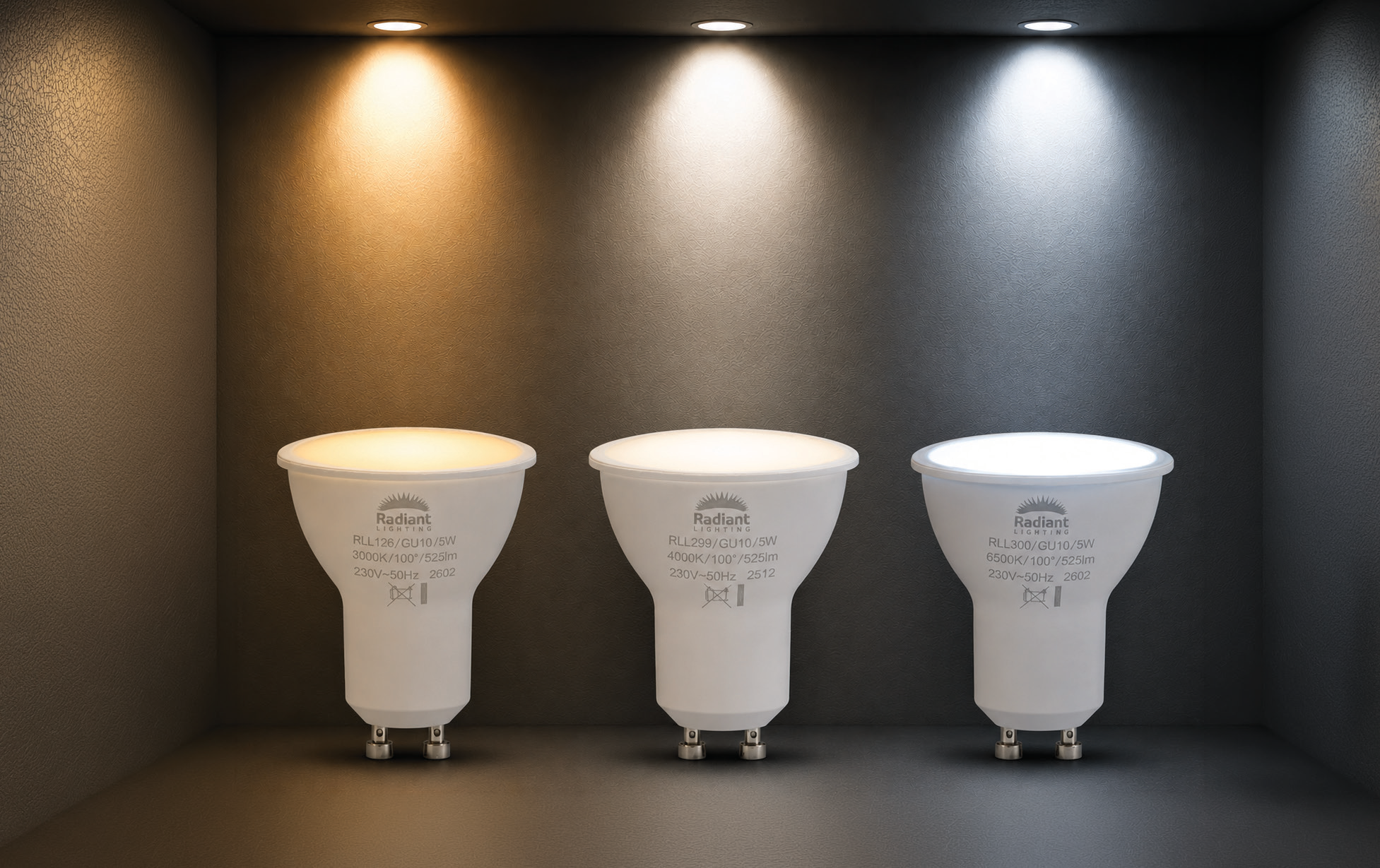 GU10 Clear Lens 5W LED 3000K Non Dimmable 105 lm/W, view 2