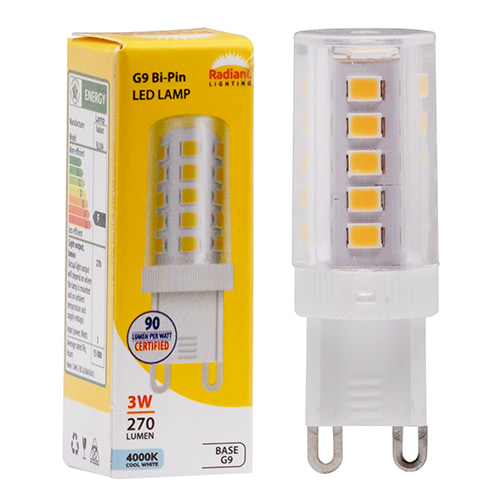 Bi-pin 3w LED G9 4000K 230V N