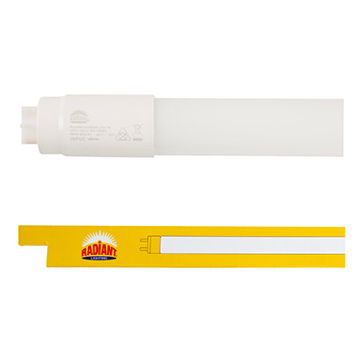 2FT T8 Glass Tube 9w LED G13 4000K Retrofit 602mm with Fuse