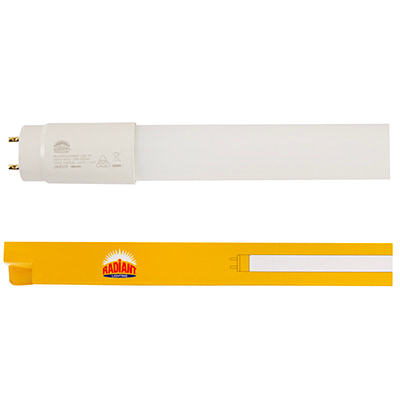 4FT T8 Glass Tube 18W LED G13 6500K Retrofit 212mm with Fuse