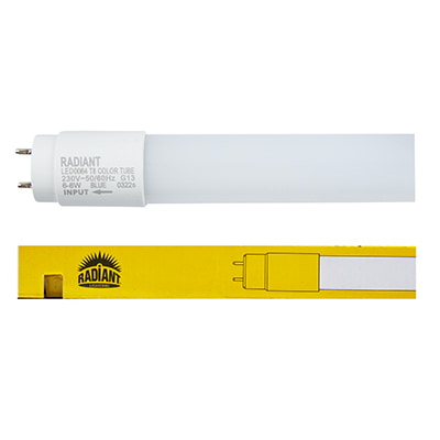 T8 Colour Tube 6.8w LED G13 Blue 600mm
