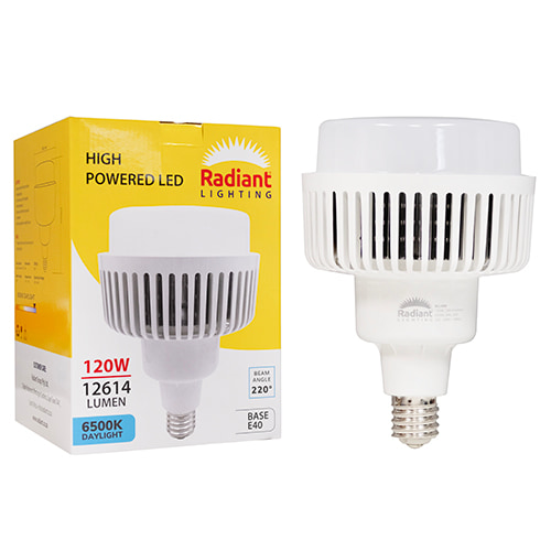 High Powered 120W LED E40 6500K 12614lm