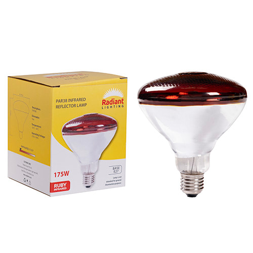Infrared PAR38 E27 175w Ruby 3000h