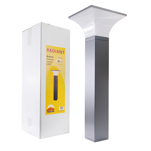 Lennox Bollard 650mm Dark Grey