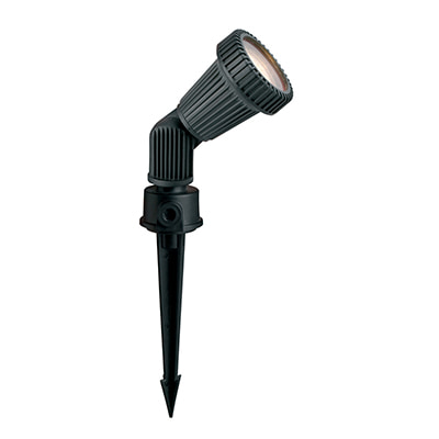 Garden Spike Plastic Black GU10