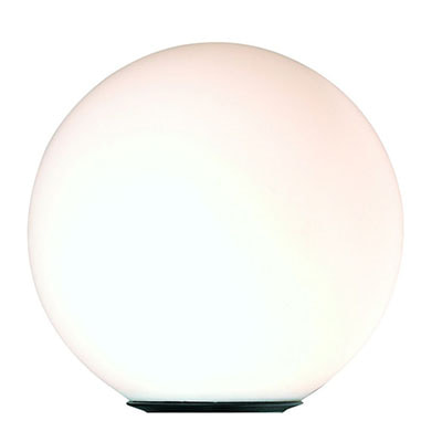 Sphere Outdoor Pole Mount 300mm Opal/Black Excl Pole 76mm
