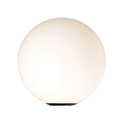 Sphere Outdoor Pole Light 550mm Black Excl Pole 76mm