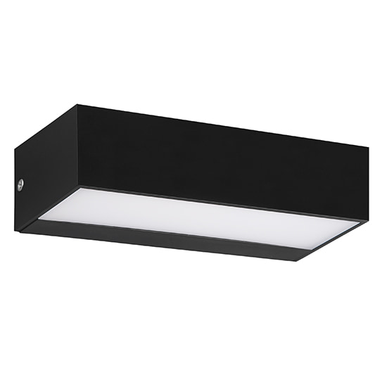 Onyx Outdoor Wall Light Black LED 2x4.5W