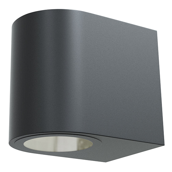 Ombra Outdoor Wall Light Black LED 1x7W