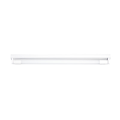 5FT Single Eco Open Channel T8 1x24w 1530mm Wired for LED